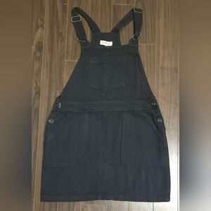 Thread & Supply Black Pinafore Overall Dress – Size S